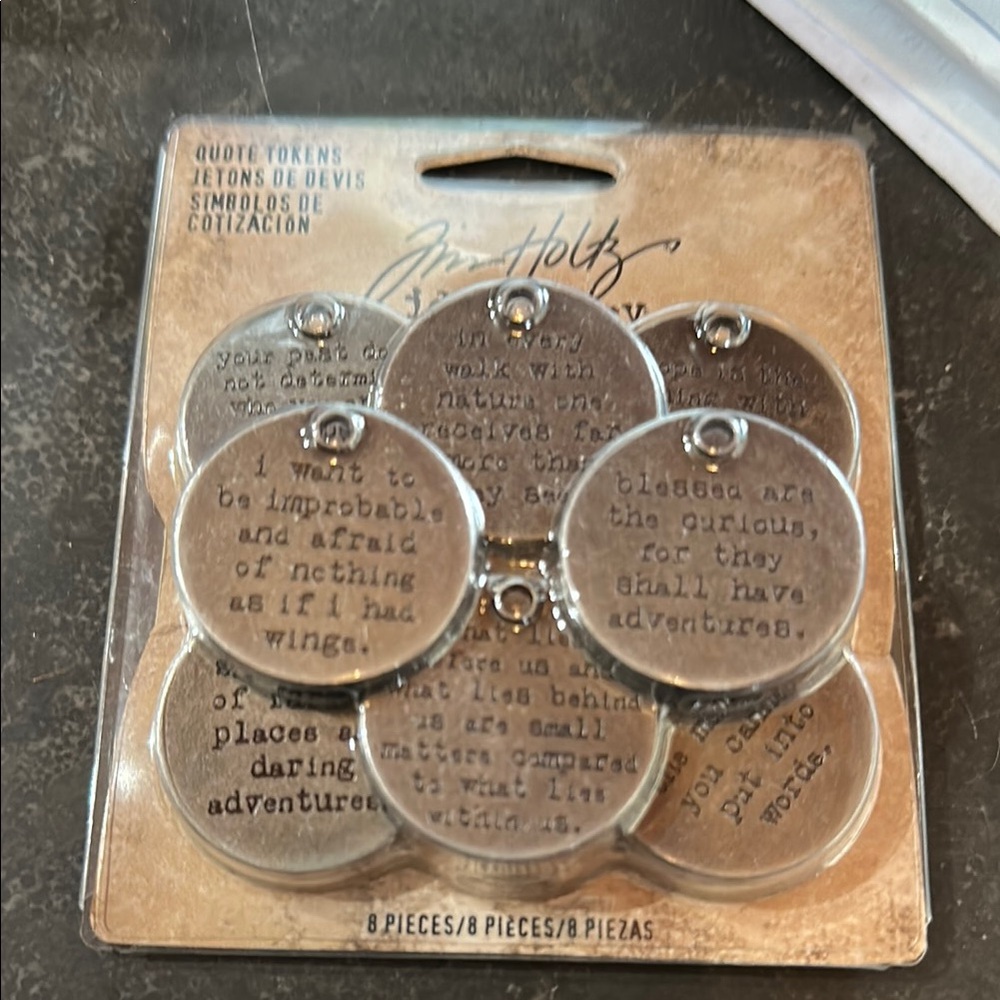 Tim Holtz Quote Tokens Set
